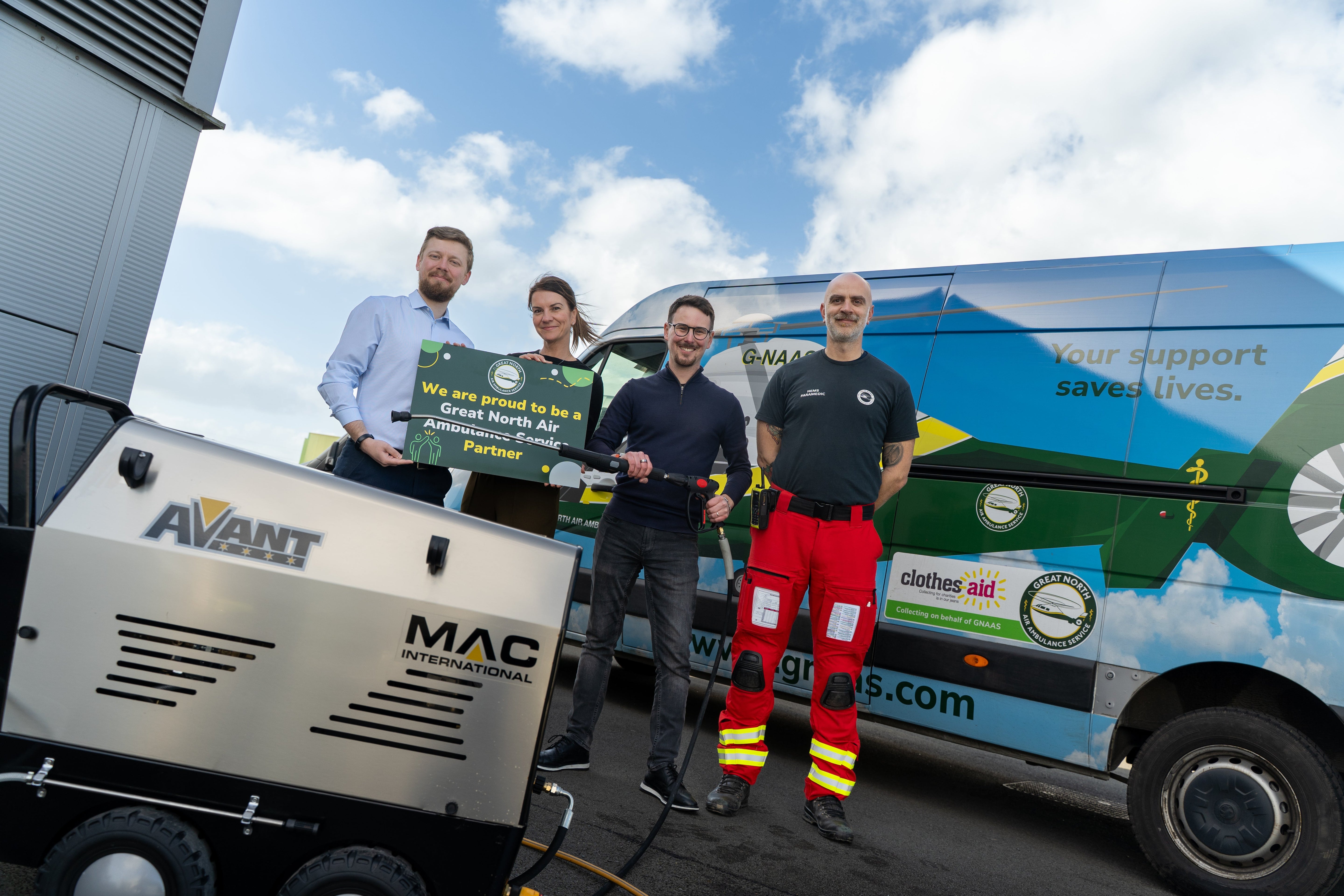 Ruck Engineering announces Great North Air Ambulance Service as chosen charity partner