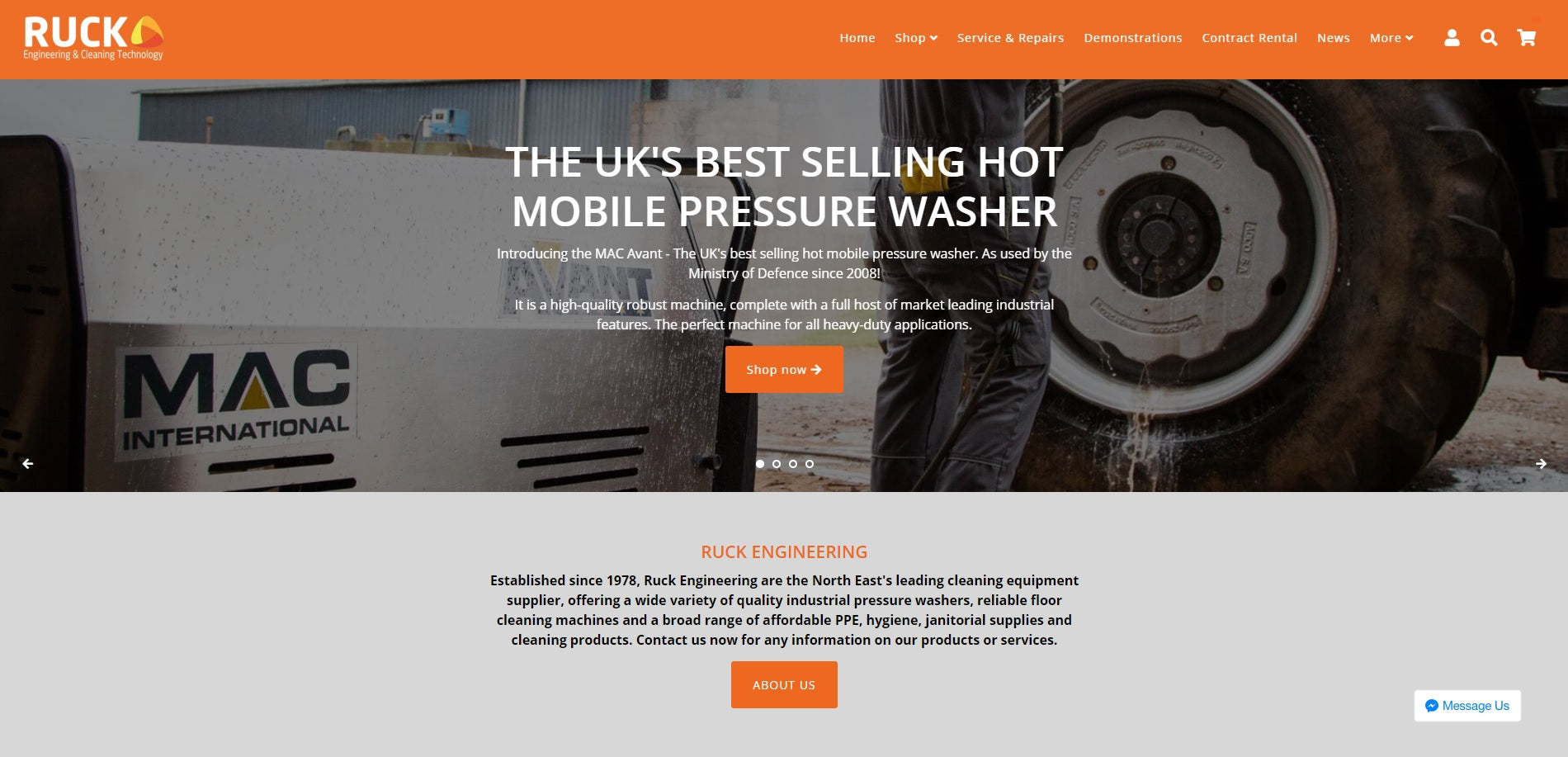RUCK ENGINEERING LAUNCHES NEW ECOMMERCE WEBSITE