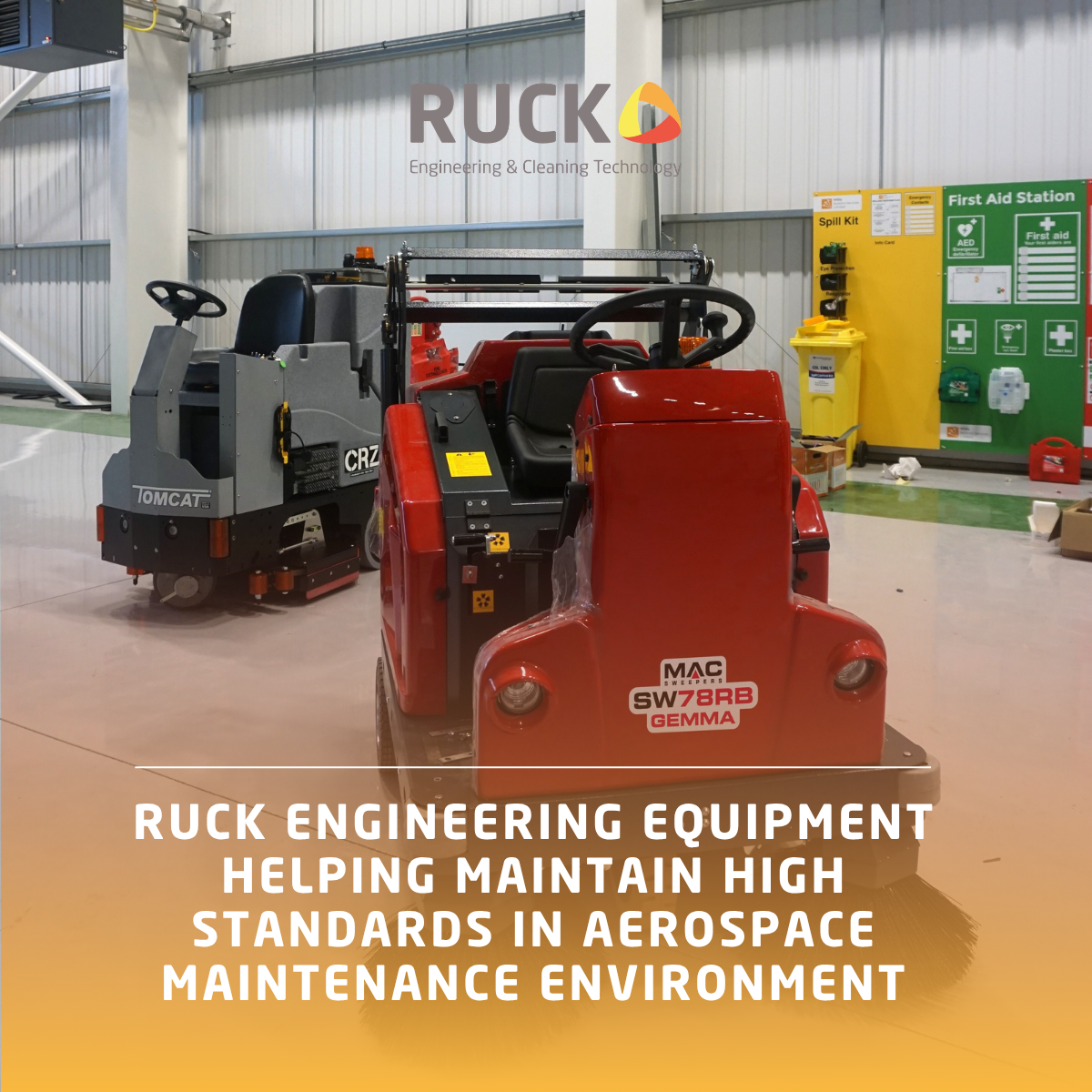 Ruck Engineering equipment helping maintain high standards in aerospace maintenance environment