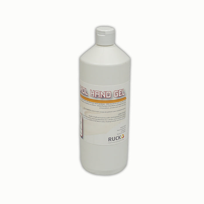 70% HAND SANITISER GEL - 12 x 1LT - Ruck Engineering